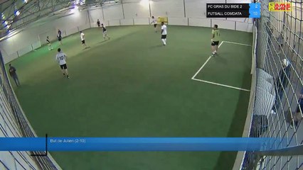 But de Julien (2-10) - FC GRAS DU BIDE 2 Vs FUTSALL COMDATA - 29/11/21 19:00 - LIGUE 4