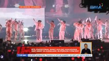 BTS, emosyonal nang muling makasama ang army sa kanilang in-person concert | UB