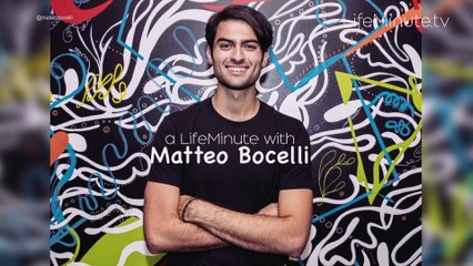 Matteo Bocelli Makes His 'Solo' Debut