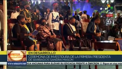 Autoridades del Estado juramentan sus cargos ante presidenta de Barbados