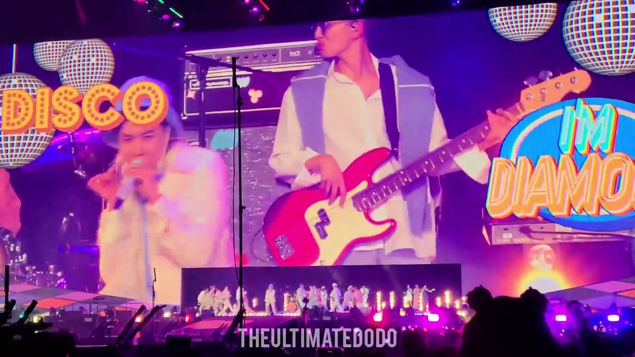 BTS - Dynamite Fancam BTS Permission to Dance in LA Concert  Live 27-11-21