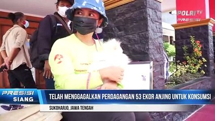 Komunitas Pecinta Hewan Apresiasi Polres Sukoharjo yang Telah Menggagalkan Perdagangan 53 Ekor Anjing untuk Konsumsi