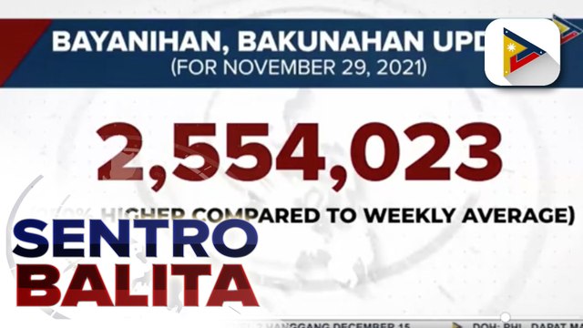 Vaccine Czar Galvez: Higit 2.5-M na Pilipino, nabakunahan sa unang araw ng 'Bayanihan Bakunahan' ; Mas maraming bilang ng mga nais magpabakuna vs. COVID-19, ikinatuwa ni Sec. Galvez