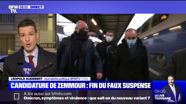 Éric Zemmour officialisera sa candidature à la présidentielle dans une vidéo diffusée ce midi