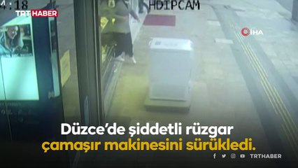 Çamaşır makinesi fırtınada yürüdü