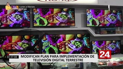 Publican proyecto de ley que modifica plan de implementación de la televisión digital terrestre