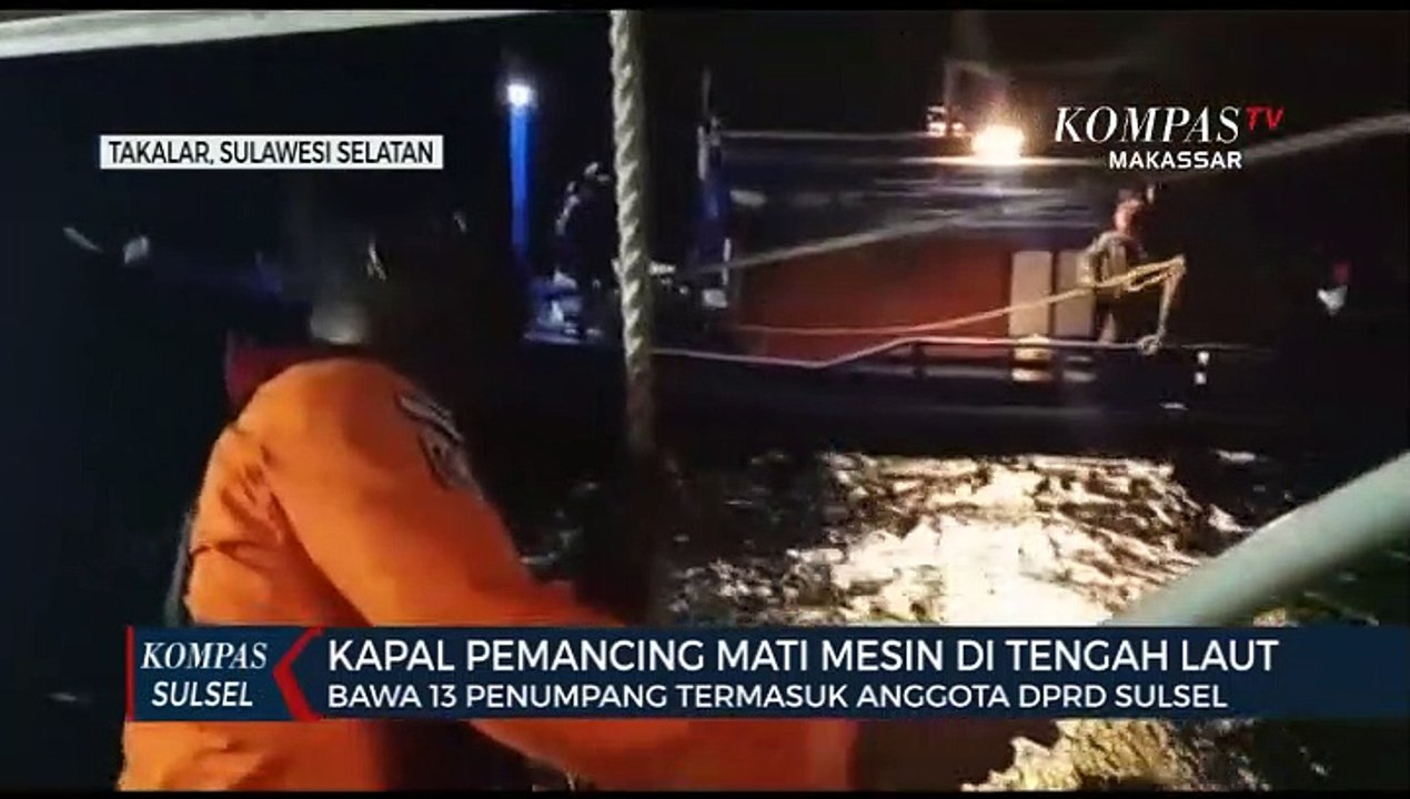 Kapal Pemancing Mati Mesin Ditengah Laut