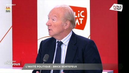 "La vie publique s’organise autour des Républicains." Brice Hortefeux
