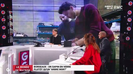 Le monde de Macron : Un sapin en verre à Bordeaux plutôt qu'un "arbre mort" - 30/11
