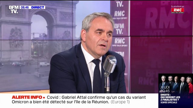 Crise des migrants: Xavier Bertrand souhaite que les Britanniques arrêtent de nous balader