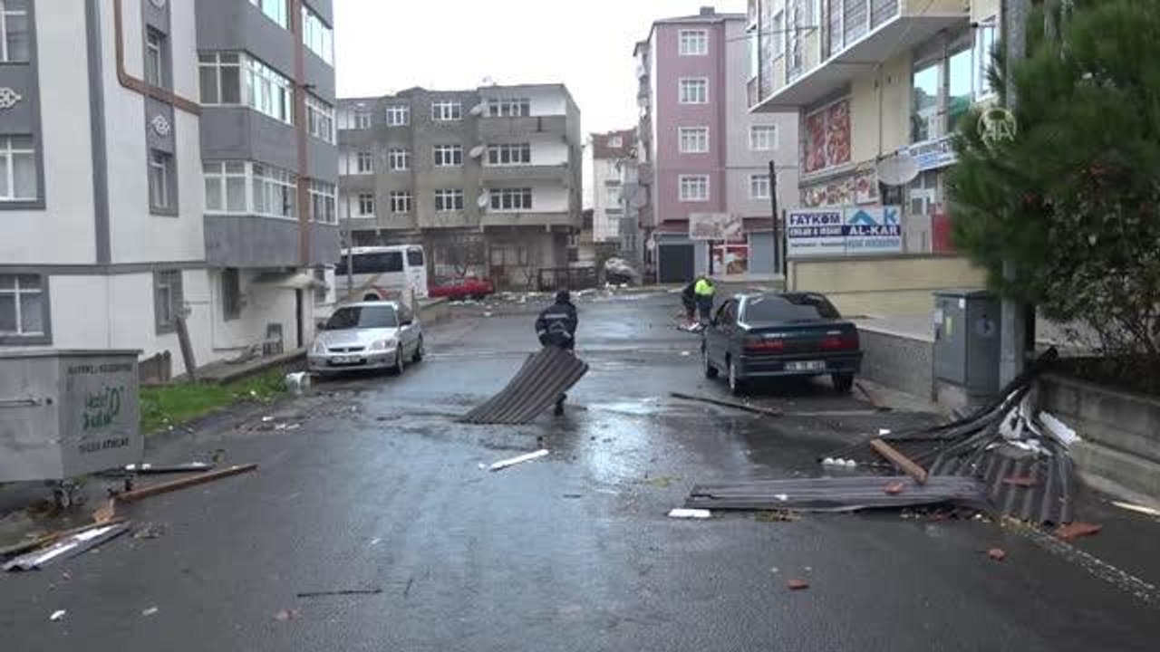 Lodos nedeniyle zarar gören bölgelerde hasar tespiti yapılıyor