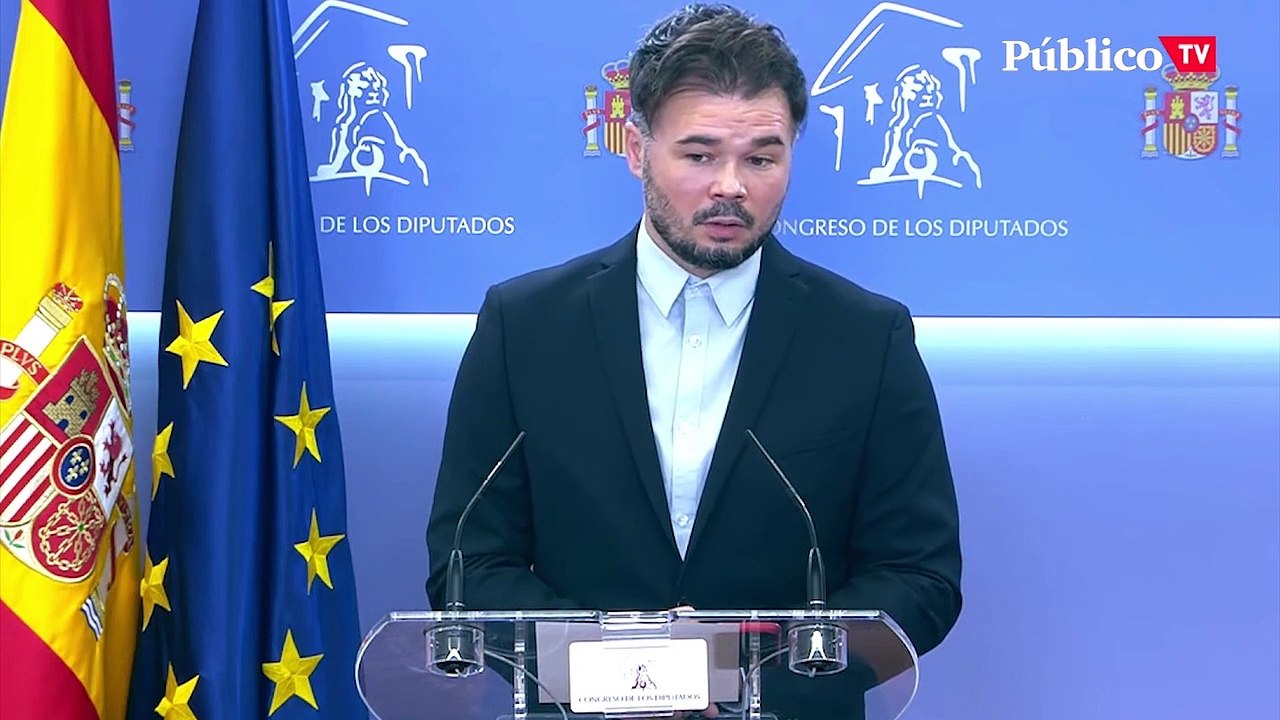 La crítica de Rufián a las apuestas online: "Igual que la heroína arrasó a una generación en barrios humildes, hoy el juego está arrasando a los jóvenes de los mismos barrios"