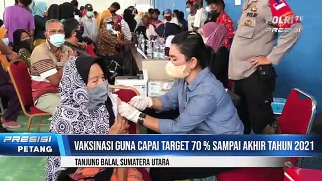Kapolres Tanjung balai gelar Vaksinasi Serentak Indonesia berhadiah Lucky Draw