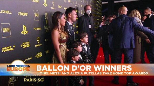 Lionel Messi and Alexia Putellas win Ballon d’Or awards