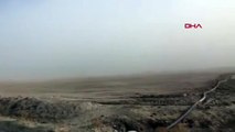 Konya'da kum fırtınası! Göz gözü görmedi