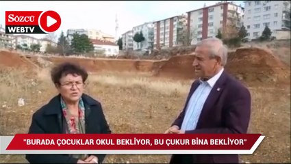 CHP'li Kaya, Çankaya'da 4 yıldır inşaatına başlanılmayan okulu Meclis'e taşıdı