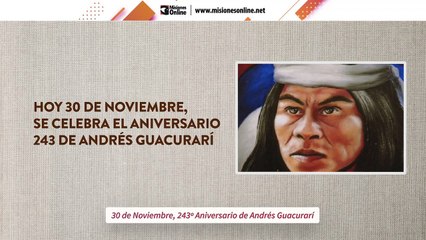 243° Aniversario de Andrés Guacurarí