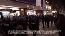 Milano, i manifestanti no green pass superano la barriera della polizia: 