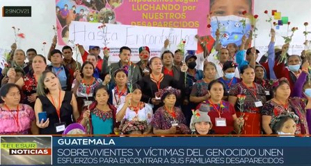 Familiares de víctimas por un reencuentro de desaparecidos en Guatemala