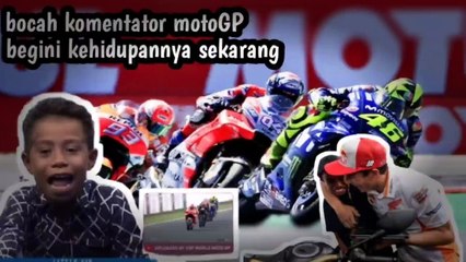 Mendadak viral bocah komentar motoGP, namun begini nasibnya sekarang