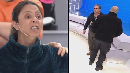 Müge Anlı'da ortalık karıştı! Genç kadın, günler sonra yüzleştiği sevgilisine ayakkabı fırlattı