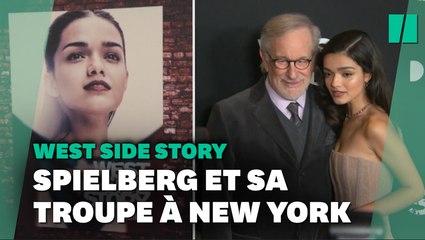 Steven Sielberg  encensé par les acteurs de "West Side Story", lors de l'avant-première à New York