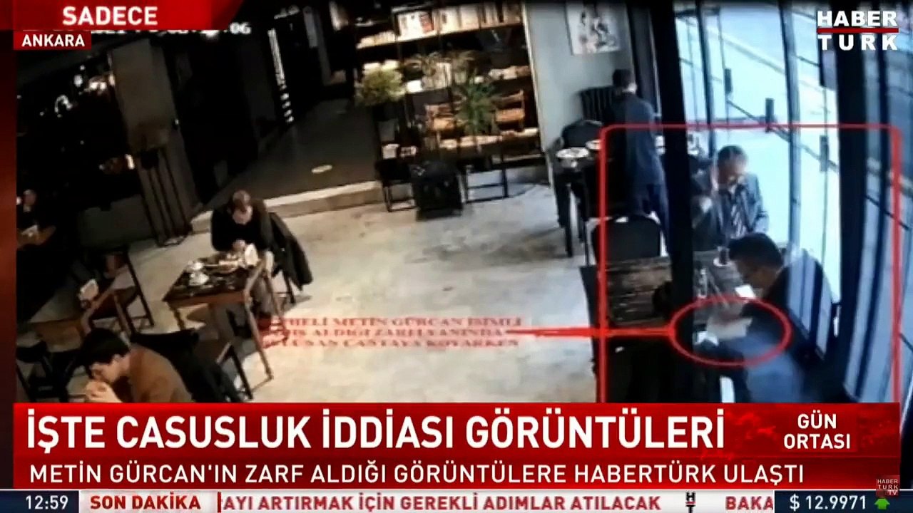 Metin Gürcan'ın casusluk iddiasına ilişkin görüntüler paylaşıldı
