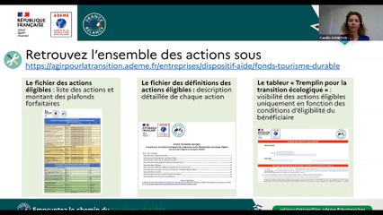 Webinaire de présentation du Fonds Tourisme Durable, île de la Réunion