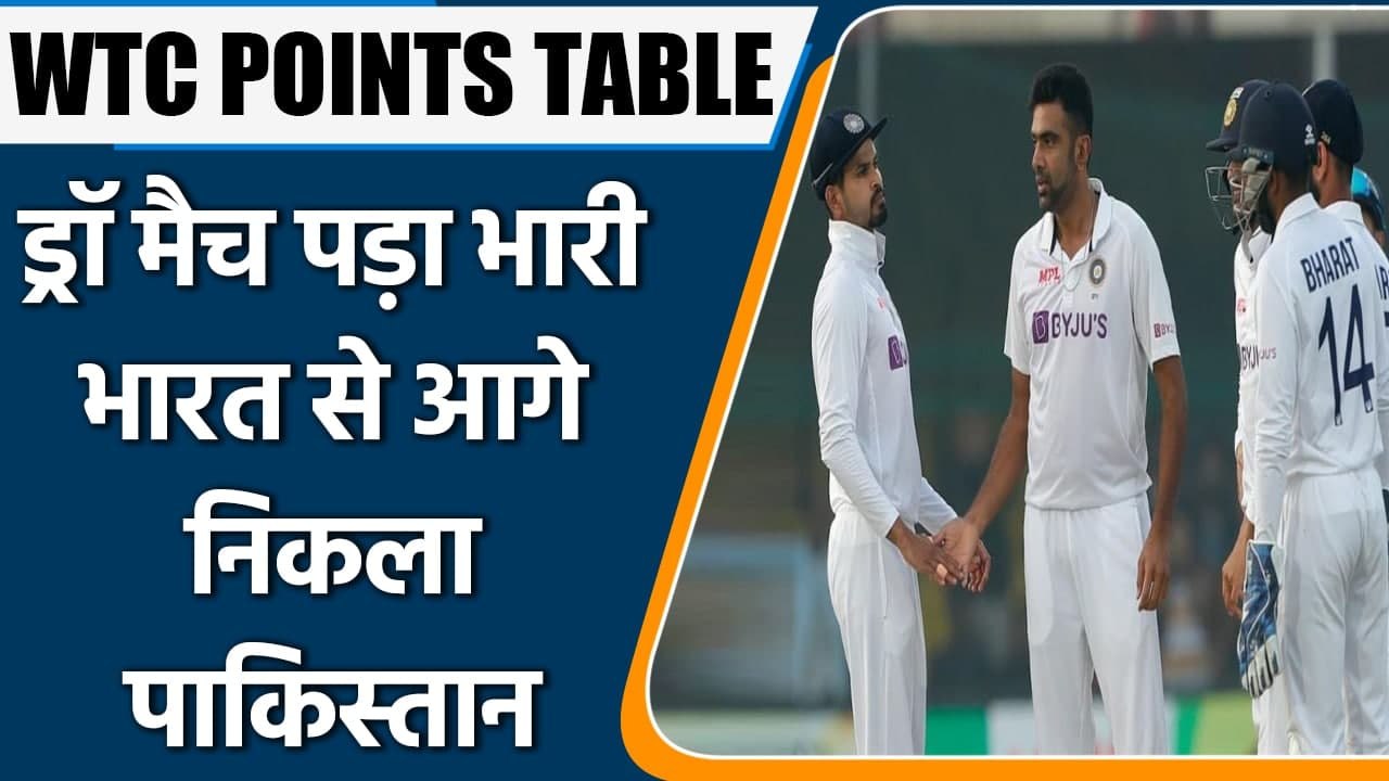 WTC POINTS TABLE: ICC released new points table of WTC,Ind slipped to number three | वनइंडिया हिन्दी