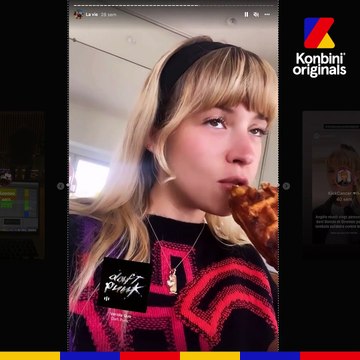 Angèle raconte sa cuite mémorable avec Damso grâce à un pin’s | Konbini