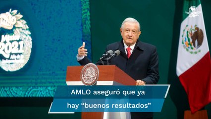 Resalta AMLO resultados en materia de seguridad en la CDMX