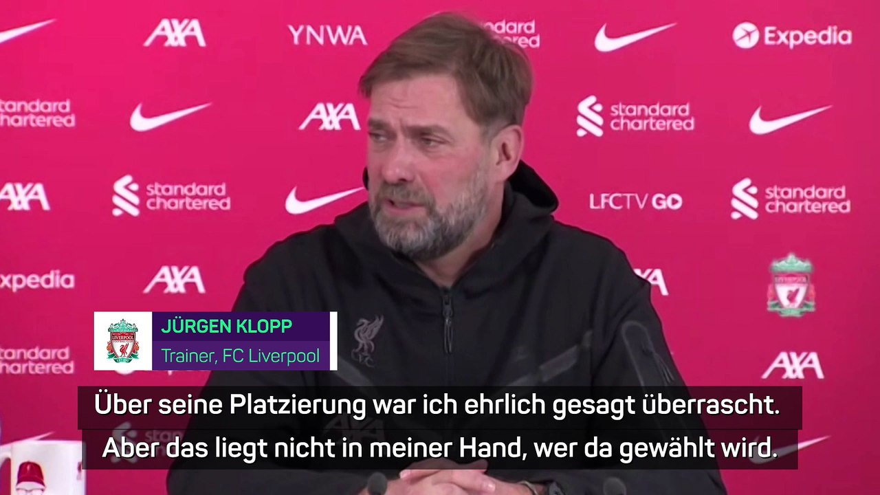 Klopp wundert sich über Ballon-d'Or-Wahl