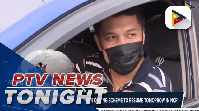 Implementation of number coding scheme to resume tomorrow in NCR | via Karen Villanda