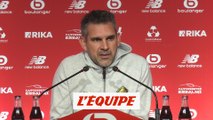 Gourvennec : «On est un peu en retard» - Foot - L1 - Lille