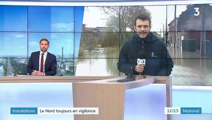 Inondations dans le Nord : la commune de Merville touchée par la montée des eaux