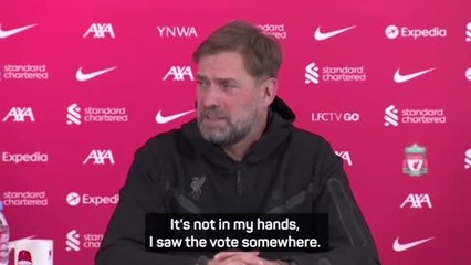 'It's your fault'! - Klopp shocked by Salah's Ballon d'Or ranking
