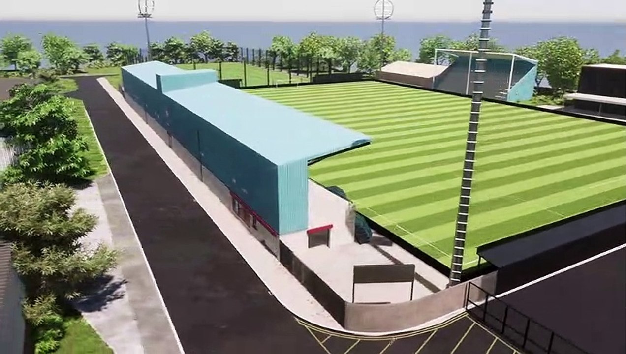 Computer generated vision of new stand at South...
