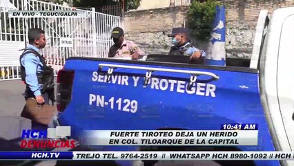 “Wachi” acaba tiroteado tras riña con un compañero en la capitalina col. Tiloarque