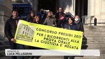 Scuola, la protesta dei candidati presidi: 