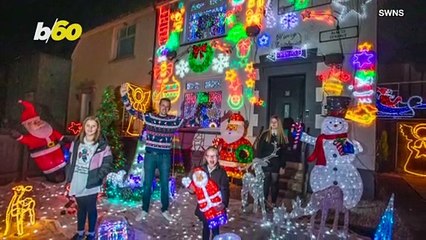 Light Em Up! X-mas Loving Dad Spends Thousands on 60,000 Christmas Tree Lights!