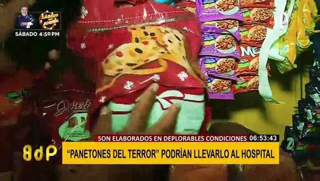 Panetones del terror: inspecciones muestran las insalubres condiciones donde son preparados