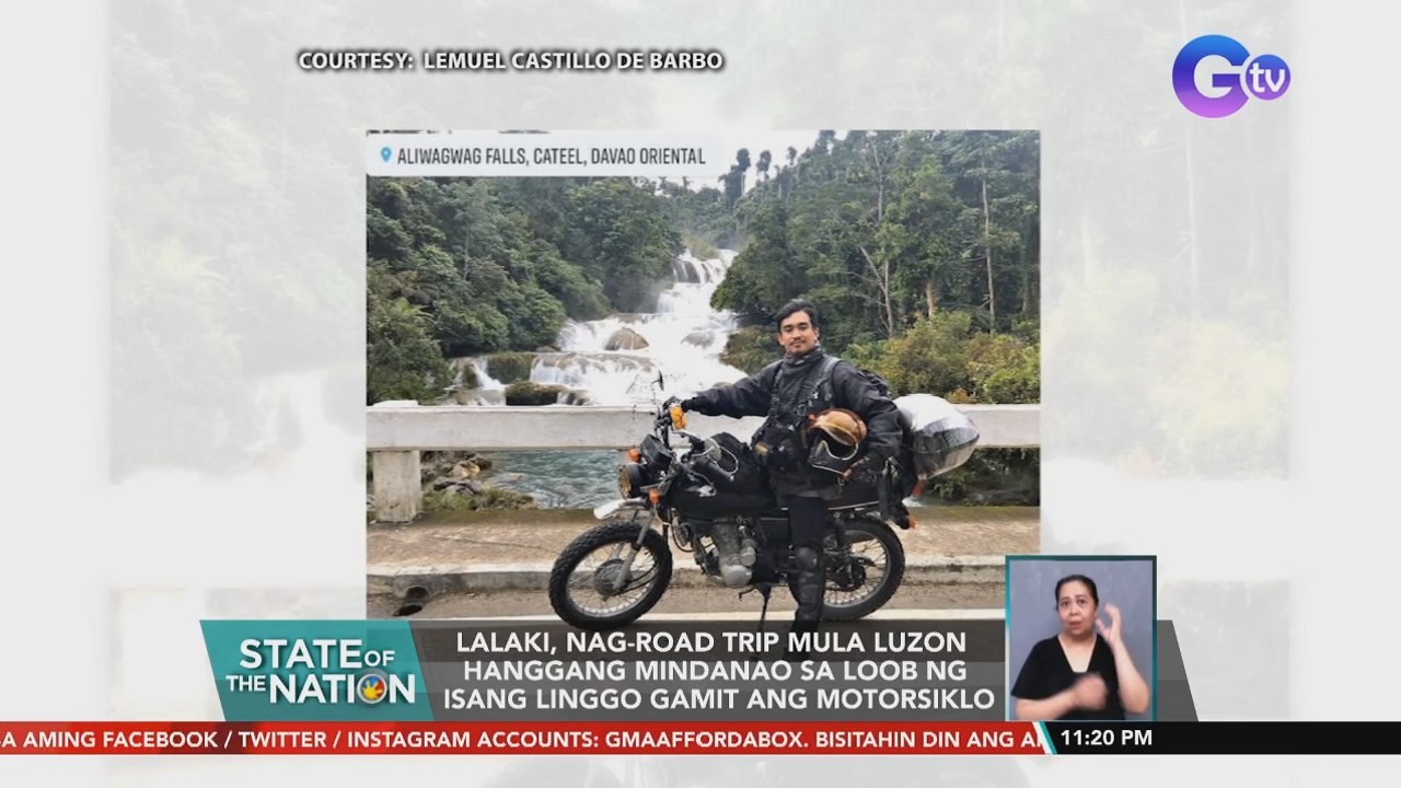 Lalaki, nag-road trip mula Luzon hanggang Mindanao sa loob ng isang linggo gamit ang motorsiklo | SONA