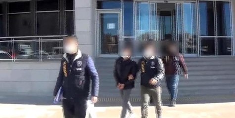 Bankada parayı çeken dolandırıcılar suçüstü yakalandı