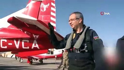 Hürkuş Azerbaycan semalarında! Kendine hayran bıraktı