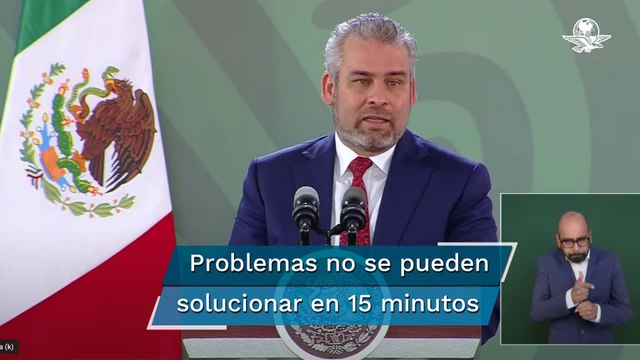 Ramírez Bedolla pide paciencia para solucionar tema de seguridad en Michoacán
