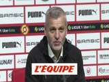 Genesio : «Si par bonheur, on refait la même chose...» - Foot - L1 - Rennes