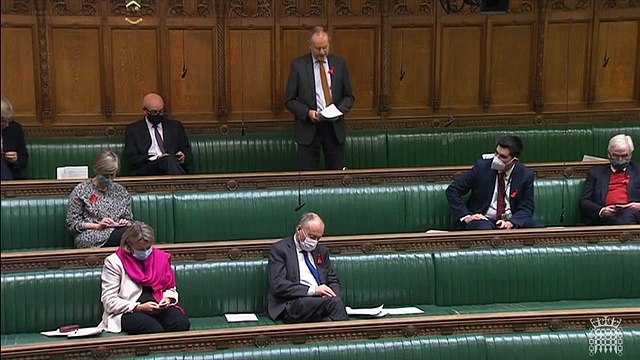 Paul Blomfield MP speaking in Parliament in 2021