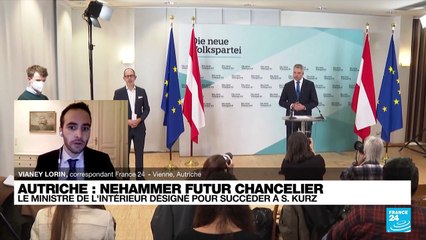Autriche : le ministre de l'Intérieur Karl Nehammer choisi pour devenir nouveau chancelier