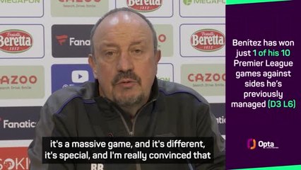 Ex-Red Benitez braced for Everton's crunch Merseyside derby