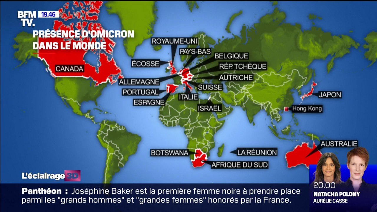 Covid-19: le variant Omicron présent dans au moins 20 pays